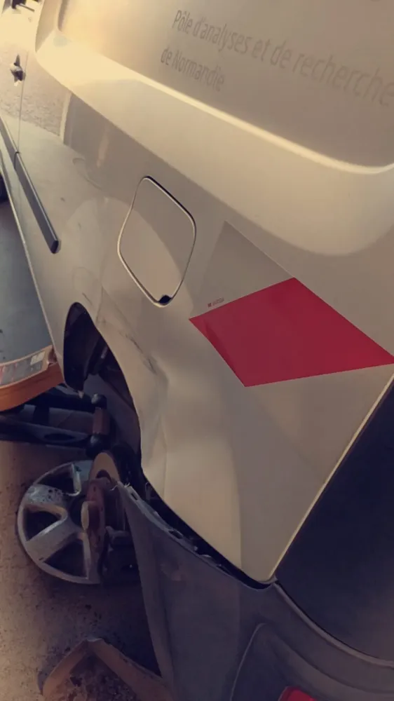 travaux carrosserie avant
